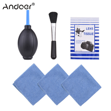 Andoer DSLR Camera Dust Cleaner Camera Cleaning Kit Lens Brush+Cleaning Cloth+Air Blower for Canon Nikon Sony DSLR ILDC Camera 2024 - buy cheap