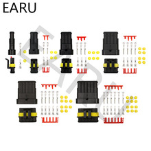 5 Sets Kit 1P 2P 3P 4P 5P 6P AMP 1.5 Male And Female Plug Automotive Waterproof Connectors Xenon Lamp Lamp Connector For Car Hot 2024 - buy cheap