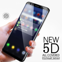 5D полный изогнутая Защитная пленка для экрана для samsung Galaxy S9 S8 плюс S7 Note 8 9 Tempered Стекло для samsung S9 Note9 прозрачный Стекло 2024 - купить недорого