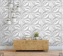 Personalizado 3d papel de parede, abstrato geométrico murais para sala estar quarto sofá fundo da decoração casa 2024 - compre barato