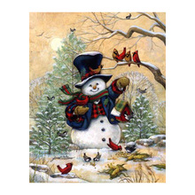 Full Square/Round Drill 5D DIY Diamond Painting "Christmas snowman" 3D Embroidery Cross Stitch Mosaic Home Decor Gift  WZ 2024 - buy cheap