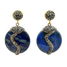 YM SHIPIN Natural stone earrings for women Luxury round Dangle earrings fashion jewelry 2019 new girl drop earrings 2024 - buy cheap