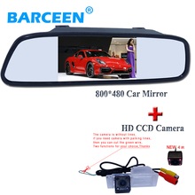 FOR Chevrolet Cruze hatchback car rearview camera 4 ir and 4.3"car rear mirror  kit available  in stock waterproof IP 69K 2024 - buy cheap
