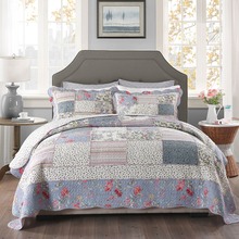 Conjunto de cama 3 peças com manta, jogo de cama, 4 peças, algodão, macacão, roupa de cama, king/queen, roxo, floral 2024 - compre barato
