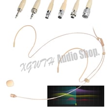 Mini microfone condensador com fio, fone de ouvido sem fio para shure, sennheiser, áudio, técnica mipro, sistema de microfones karaokê 2024 - compre barato