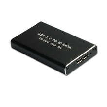 5Gbps USB 3.0 to mSATA SSD Enclosure USB3.0 to mini-SATA Hard Disk adapter M2 SSD External HDD Mobile Box 2024 - buy cheap