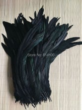 40-45cm Rooster tail feather black Colors DIY feather clothing wedding Party supplies performance necessary  fashion 2024 - buy cheap