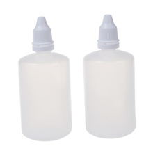 Gotero flexible de Plástico LDPE, botellas vacías de líquido para ojos, capacidad de 100ml, 50 unidades 2024 - compra barato