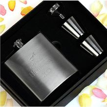 7oz / 210ml Axe stainless steel portable hip flask portable wine bottle set gift box 2024 - buy cheap