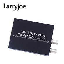 Larryjoe 3G SDI для VGA + SDI скалер многофункциональный HD 3G SDI видео адаптер конвертер для видео потоковой игры 2024 - купить недорого