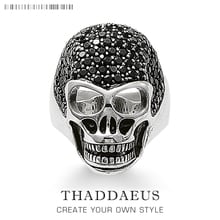 Anillo de Plata de Ley 925 con forma de calavera para hombre y mujer, joyería con diseño de corazón Rebel Street, estilo europeo, ideal para regalar, superofertas, 2020 2024 - compra barato