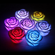 LED Night Lamp Romantic Rose Flower Night Light Color Changed Lamp LED Night Lights Interior Design 2024 - buy cheap