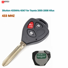 Keyecu Original Remote Key 3Button 433MHz 4D67 for Toyota 2005-2008 Hilux,4Runner 2003-2009,Hilux Vigo,Fortuner MDL B42TA 2024 - buy cheap