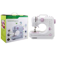 US Mini 12 Stitches Sewing Machine Household Multifunction Double Thread And Speed Free-Arm Crafting Mending Machine 2024 - buy cheap