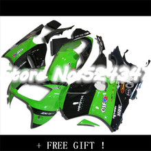 Nn-для KAWASAKI NINJA ZX12R 00-01, зеленый, черный, ZX 12R 2A38 ZX 12 R 00 01 2000 ZX12 R 2001, зеленый обтекатель для Ninja 2024 - купить недорого