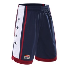 NEW 2021 Outdoor Sport USA Basketball Shorts Trainning White /Red /Navy blue Baggy shorts men with pockets  plus size M-3XL 2024 - buy cheap