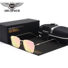 Модные женские плоские поляризационные солнцезащитные очки HD классические зеркальные высококачественные очки для вождения Trendsetter Oculos De Sol UV400 Gafas LM015 2024 - купить недорого