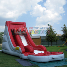 Tobogán acuático para uso en patio trasero, tobogán acuático inflable para piscina, tobogán acuático inflable rojo s 2024 - compra barato