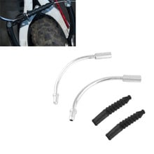 Cables de freno en V para bicicleta, guía de Cable curva con botas de plástico, juego de manguitos, accesorios de protección de la manguera, nuevo, 1 par 2024 - compra barato