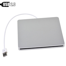 Unidad óptica portátil de USB 2,0 de alta velocidad externo para ordenador portátil, unidad de DVD para Apple Macbook Pro Air, iMAC, pc, huawei y xiaomi 2024 - compra barato