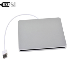 Dispositivo externo portátil de alta velocidade, gravador de dvd e cd, usb 2.0, compatível com apple, macbook pro air, imac, laptop, pc, huawei, xiaomi 2024 - compre barato