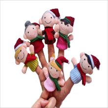 6 pcs/lot Finger Family Puppets Set Mini Plush Baby Toy Boys Girls Finger Puppets Educational Story Hand Puppet Cloth Doll Toys 2024 - buy cheap