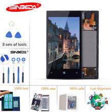Sinbeda 4,0 "IPS ЖК-экран для Nokia lumia 520, ЖК-дисплей для Nokia lumia 520, сменный сенсорный экран с цифровым преобразователем в сборе 2024 - купить недорого