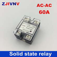 1 PC single phase AC-AC 60A Solid state relay 24-480VAC/80~250VAC ZG3NC-360A 1 phase SSR Free shipping 2024 - buy cheap