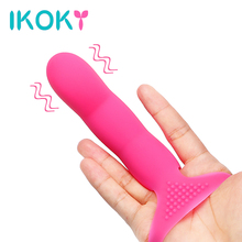 Pulseira Em Vibrador de Dedo IKOKY 7 Velocidade Brinquedos Do Sexo para Mulheres Vagina Clitóris Estimulador G-spot Massager Masturbação Orgasmo 2024 - compre barato