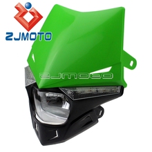 Faro delantero LED Universal para motocicleta Kawasaki KX 250 250F KLX KLR 2024 - compra barato