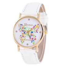 Fashion Women Watches Casual Dress Butterfly Pattern Leather Band Quartz femme Wrist Watches relogio feminino hombre Gift #C 2024 - buy cheap