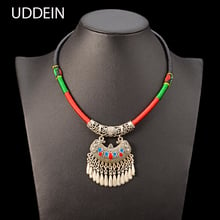 UDDEIN Fashion Torques Statement Maxi Necklace & Pendant Vintage Jewelry Handmade Rope Chain Bohemia Ethnic Necklace For Women 2024 - buy cheap