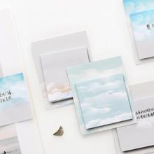 Creative Blue Sky weather clouds Memo Pad N Times Sticky Notes Memo Pad Notebook Stationery Papelaria Escolar School Supplies 2024 - buy cheap