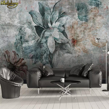 beibehang Custom Nordic minimalistic vintage flower photo wallpaper bedroom background home improvement 3D wallpaper living room 2024 - buy cheap