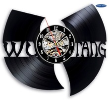 Wu Tang Decoratieve Vinyl Record Wall Clock Gift saat, duvar saati saat reloj large wall clock duvar saati horloge mura 2024 - buy cheap