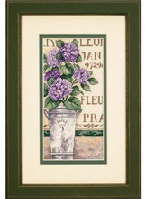 Kit de punto de cruz con Hortensia, flor, flores, planta, dim 65092, colección de oro 2024 - compra barato