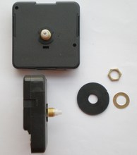 Free shipping 1pcs/lot 12mmDIY Quartz Clock Movement Kit Spindle Mechanism shaft Classic Hanging Black Watch Repair Replacement 2024 - buy cheap