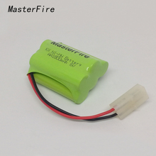 MasterFire-paquete de baterías recargables de 6V, AA, 1800mAh, Ni-MH, con enchufe, 2 pack/lote 2024 - compra barato