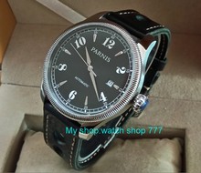 42mm parnis safira cristal japonês 21 jóias movimento automático auto-vento relógios mecânicos relógio masculino p20-8 2024 - compre barato