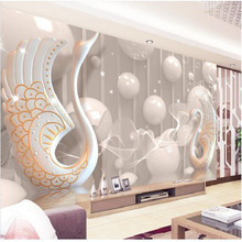 Beibehang-papel tapiz 3d de estilo europeo minimalista para dormitorio, sala de estar, TV, Fondo de rayas KTV, mural abstracto de papel de pared 2024 - compra barato