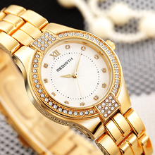 2018 REBIRTH New Brand Luxury Watches Women Fashion Gold Bracelet Quartz Wrist Crystal Watches Ladies Casual Dress Female Watch 2024 - buy cheap