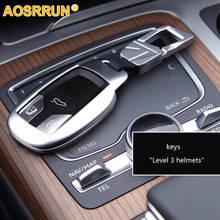 AOSRRUN Car key wallet protective case Cover Zinc alloy Car Accessories For Audi A4 B9 Q7 2017 2018 2024 - buy cheap