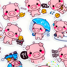 40pcs Creative kawaii Self-made Pink toot pig Stickers/ Beautiful Stickers /Decorative Sticker /DIY Craft Photo Albums 2024 - buy cheap
