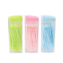 50 Pcs /Set Double-headed Dental Brush Teeth Sticks Floss Pick 6.5cm Toothpick New 2024 - buy cheap