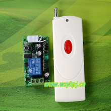 DC12V 1CH RF interruptor de controle remoto digital Para porta guarda/janela/cortina 315 MHZ/433 MHZ transmissor e receptor
