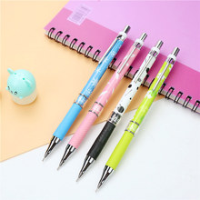 Caneta de borracha fofa de 0.5mm, caneta autoadesiva confortável e econômica de trabalho para desenhar e escrever, lápis mecânicos 2024 - compre barato