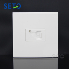 SeTo 86 Type Single Port USB charging Assorted Panel Wall Plate Socket Keystone Faceplate 2024 - buy cheap