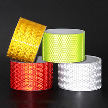 Safety Mark Reflective Tape Stickers Car-Styling Self Adhesive Warning Tape for Automobiles Motorcycle 2024 - buy cheap