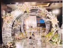 New wedding props, ironwork special-shaped doors, background decoration, large-scale stage and wedding decorations,. 2024 - buy cheap