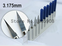 Free Shipping 10PCS 3.175mm 60 Degree 0.3MM End mill Carbide PCB CNC Engraving Bits ,Engrave Wood Acrylic PVC Metal tool 2024 - buy cheap